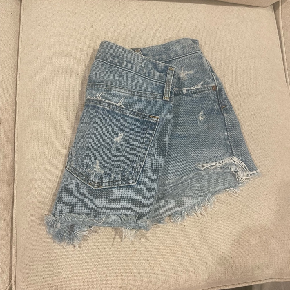 AGOLDE denim shorts